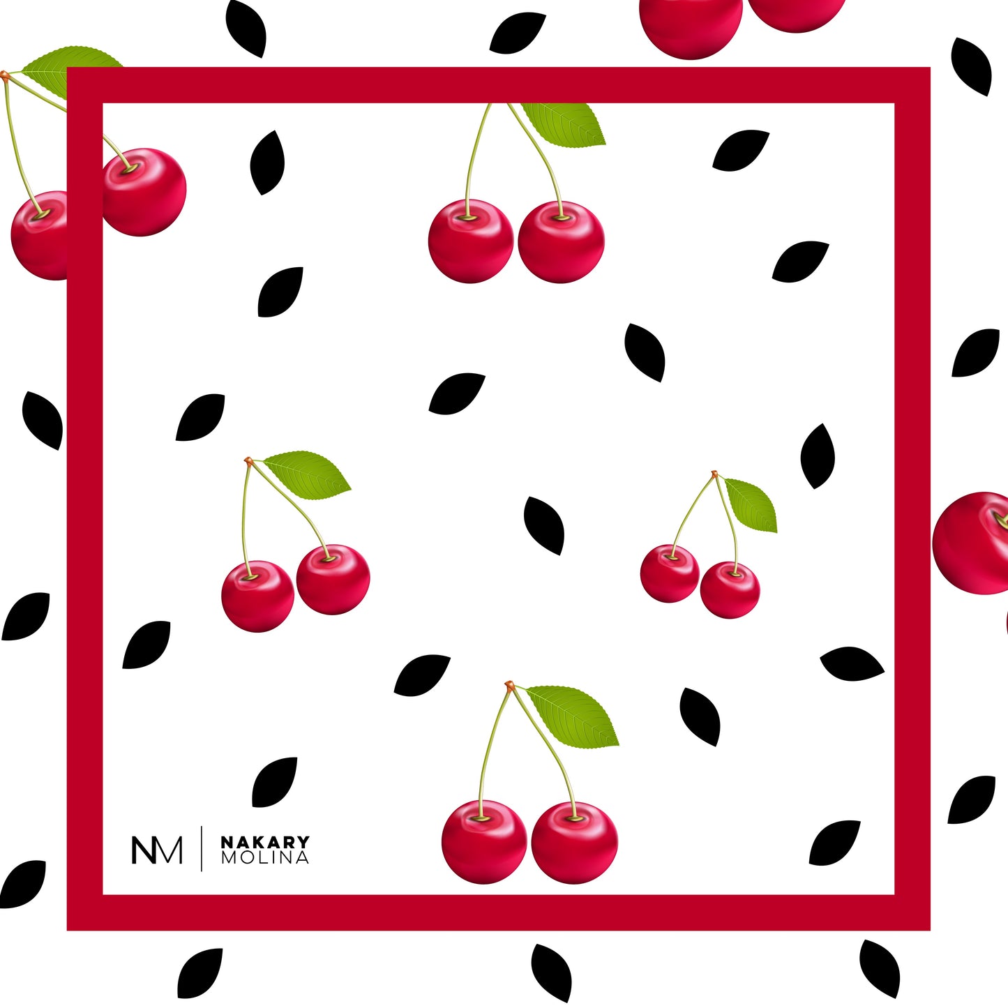 Cherry - Pañuelo Estilo Seda
