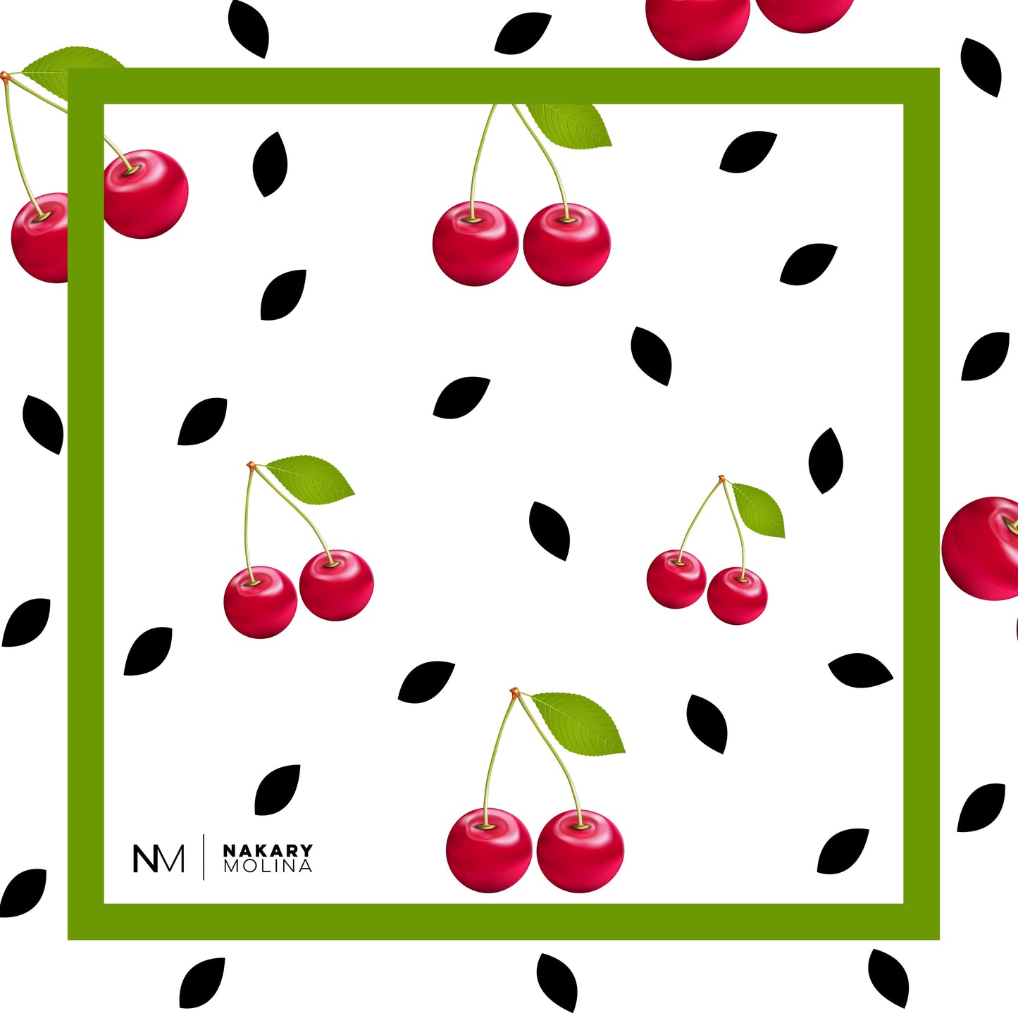 Cherry - Pañuelo Estilo Seda