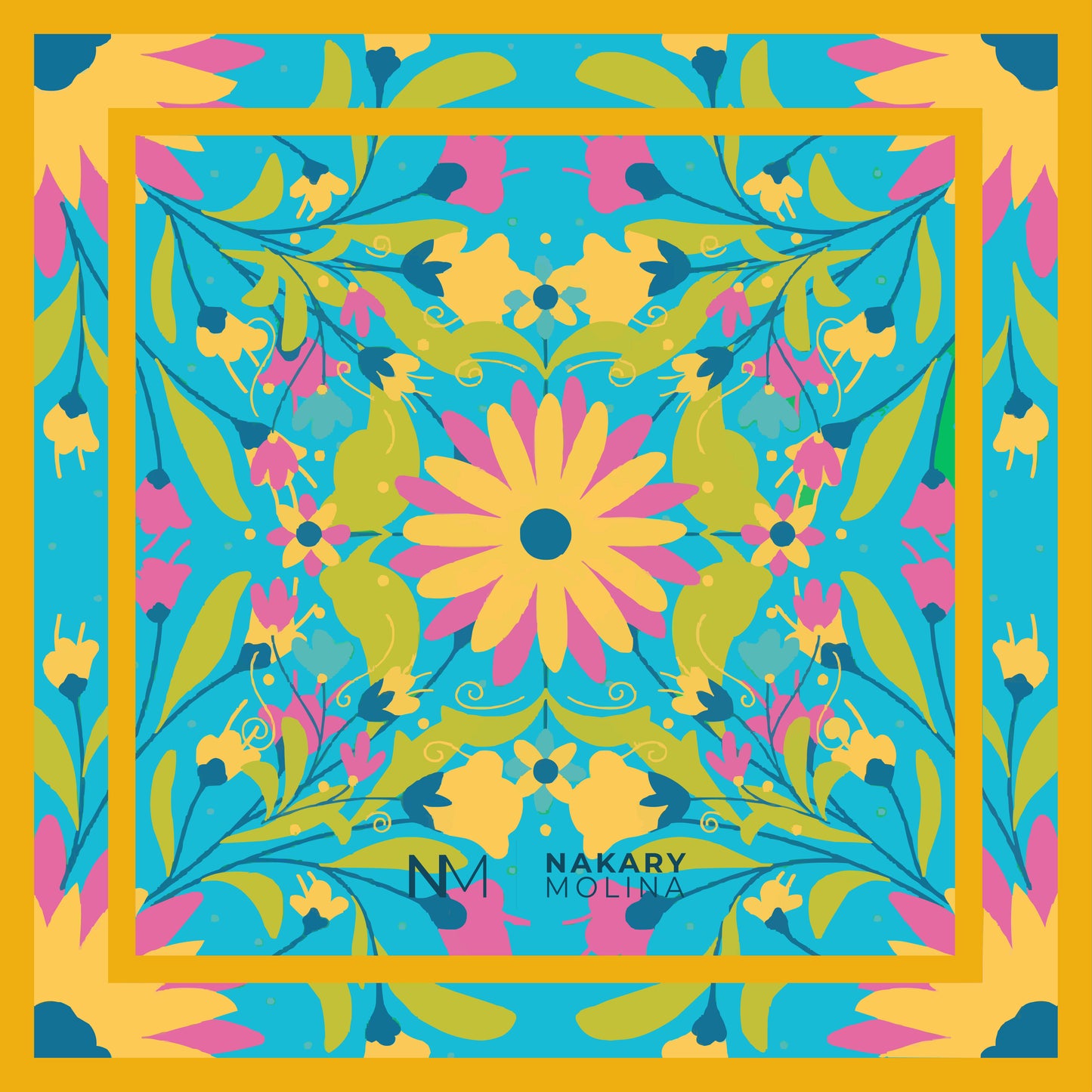 Flourish - Silk Style Scarf